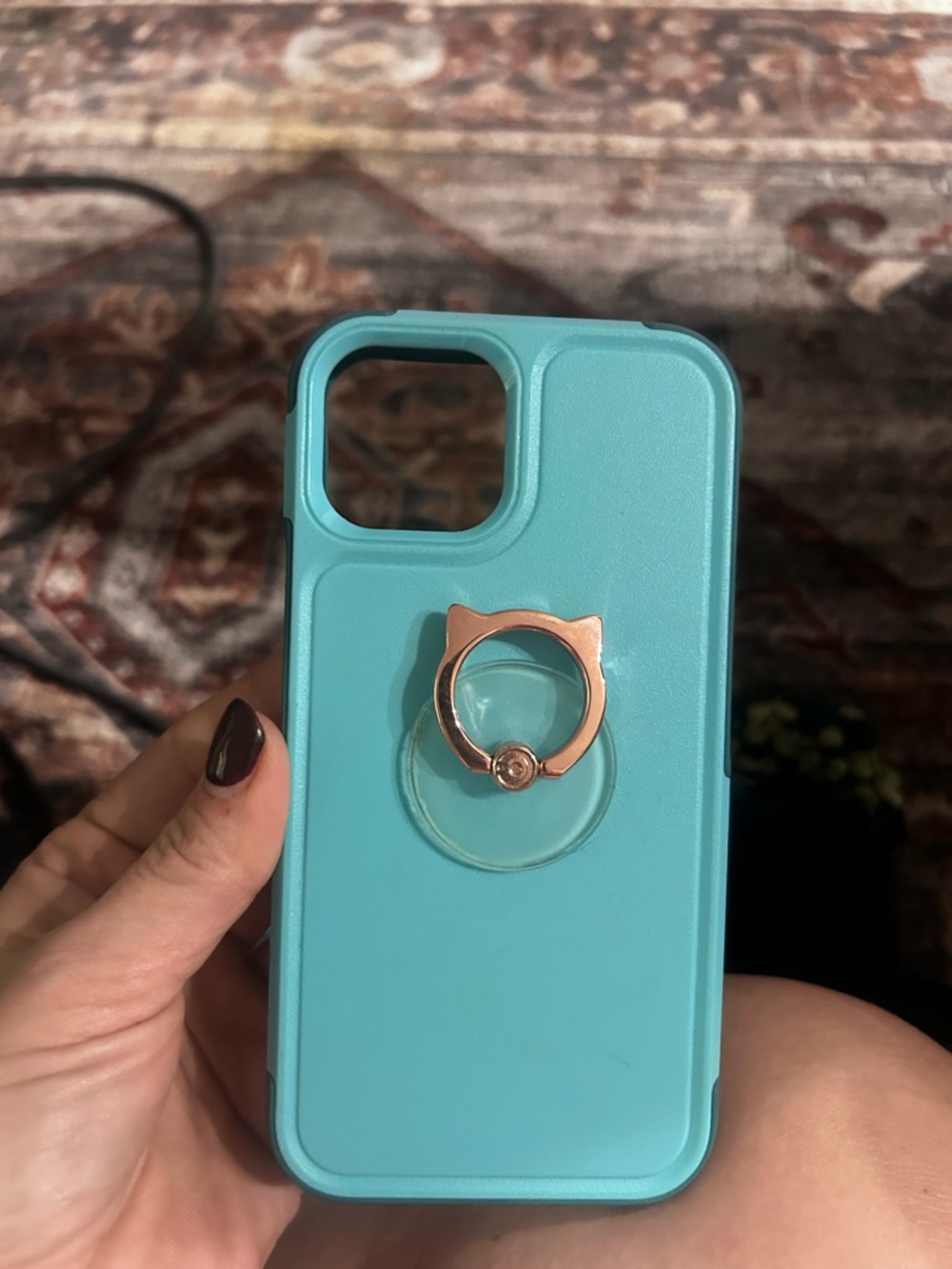 Teal Protective Phone Case - Unbranded